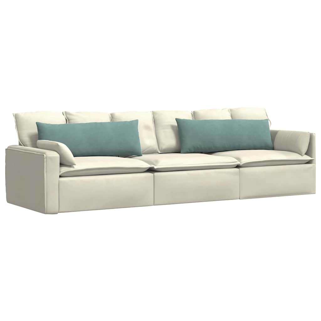 Sofapuder 2 pcs Havgrøn 120 x 40 cm Velourstof