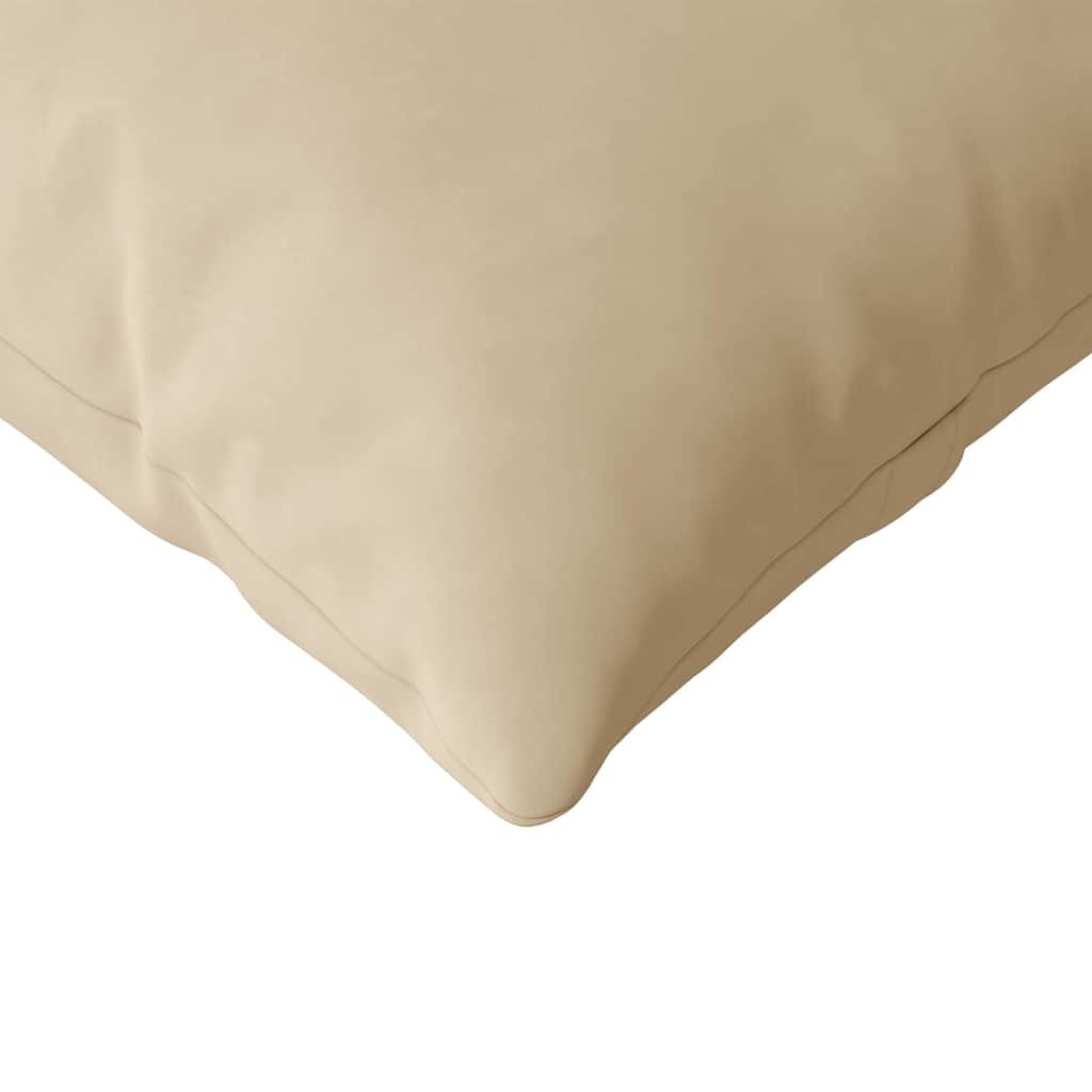 Sofapuder 2 stk. Stof Creme 120 x 40 cm