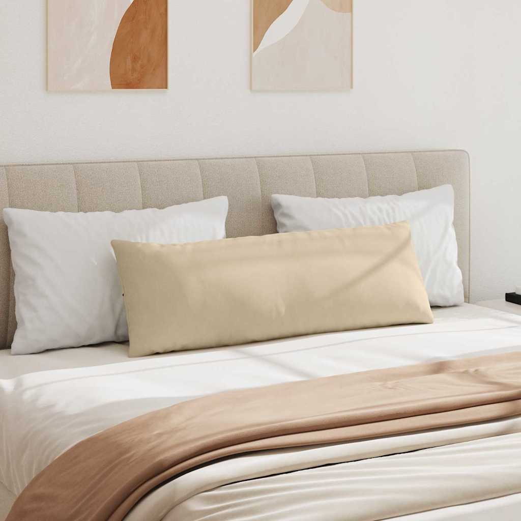 Sofapuder 2 stk. Stof Creme 120 x 40 cm