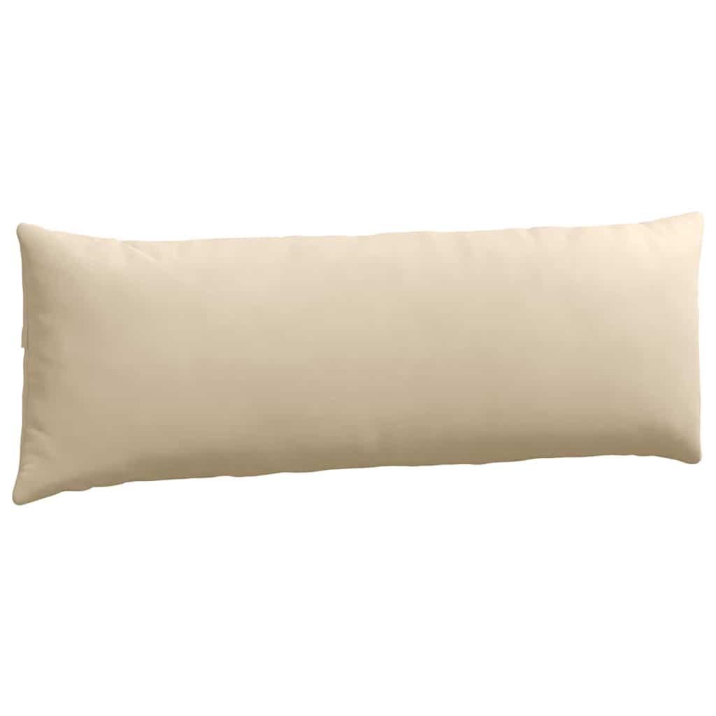 Sofapuder 2 stk. Stof Creme 120 x 40 cm