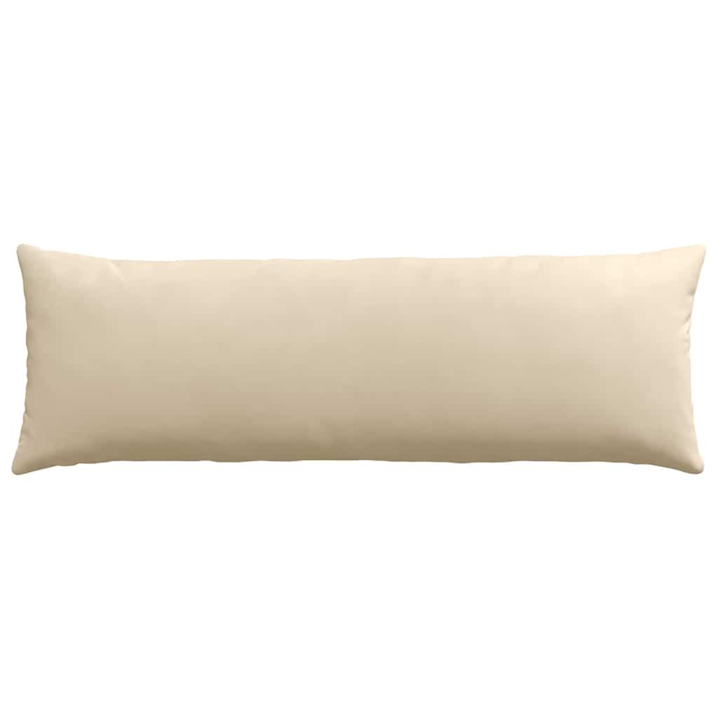 Sofapuder 2 stk. Stof Creme 120 x 40 cm