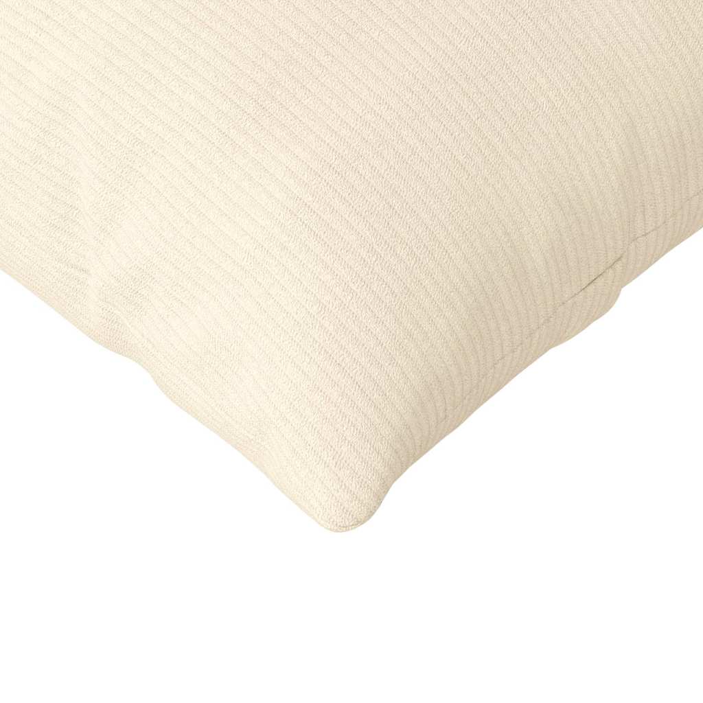 Sofapuder 2 pcs Creme 120 x 40 cm Velourstof