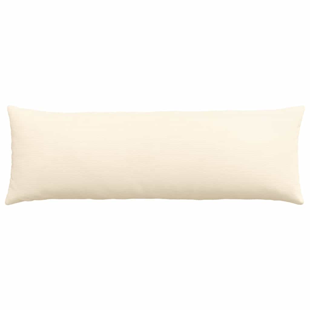Sofapuder 2 pcs Creme 120 x 40 cm Velourstof