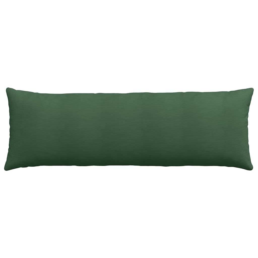 Sofapuder 2 pcs Mørkegrøn 120 x 40 cm Velourstof