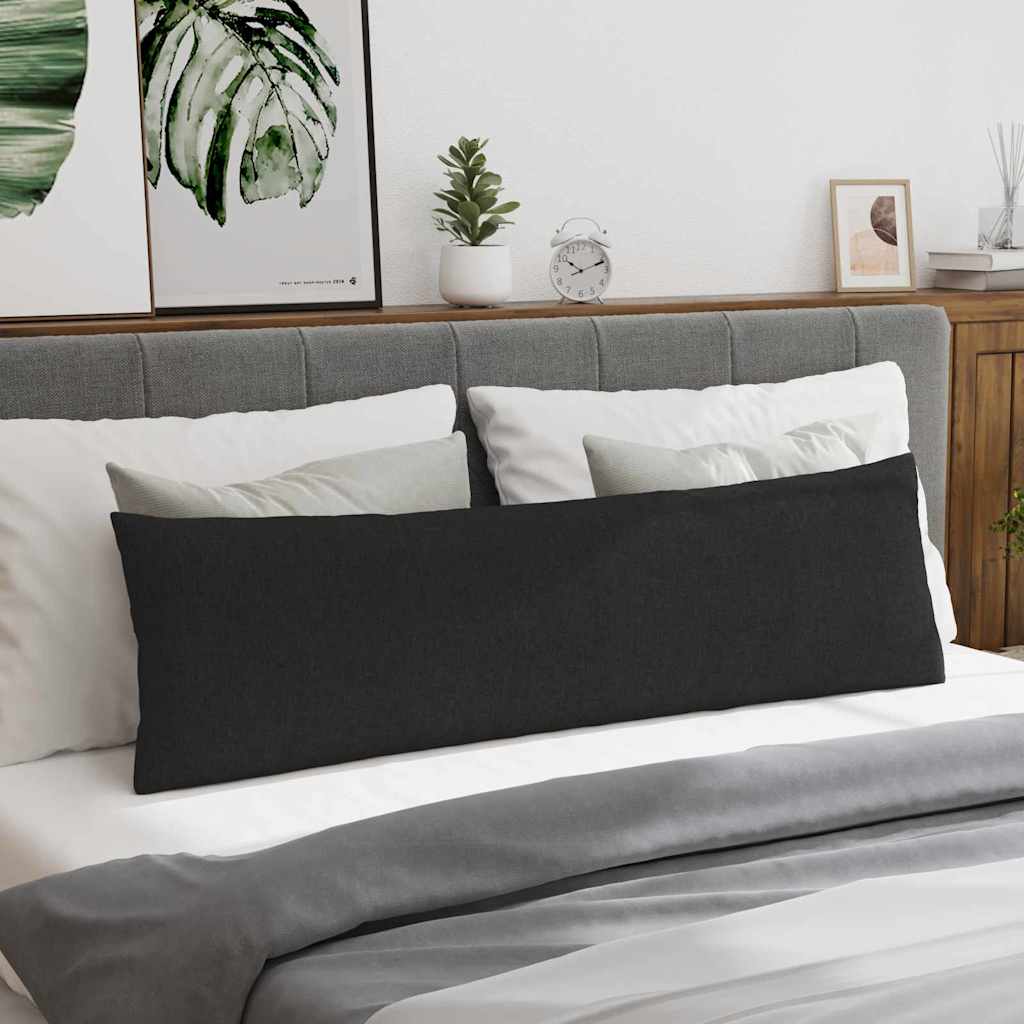 Sofapuder 2 stk. Stof Sort 145 x 40 cm