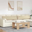 Sofapuder 2 stk. Stof Creme 145 x 40 cm