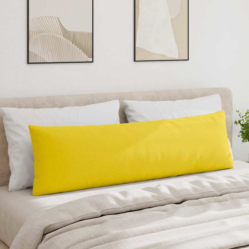 Sofapuder 2 stk. Stof Lys Gul 145 x 40 cm