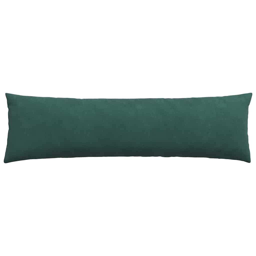 Sofapuder 2 pcs Mørkegrøn 145 x 40 cm Velourstof