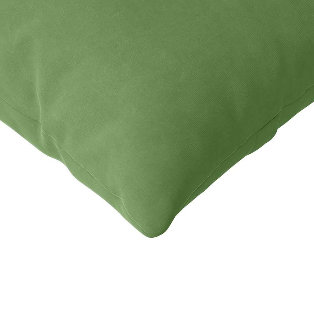 Sofapuder 2 pcs Lysegrøn 145 x 40 cm Velourstof