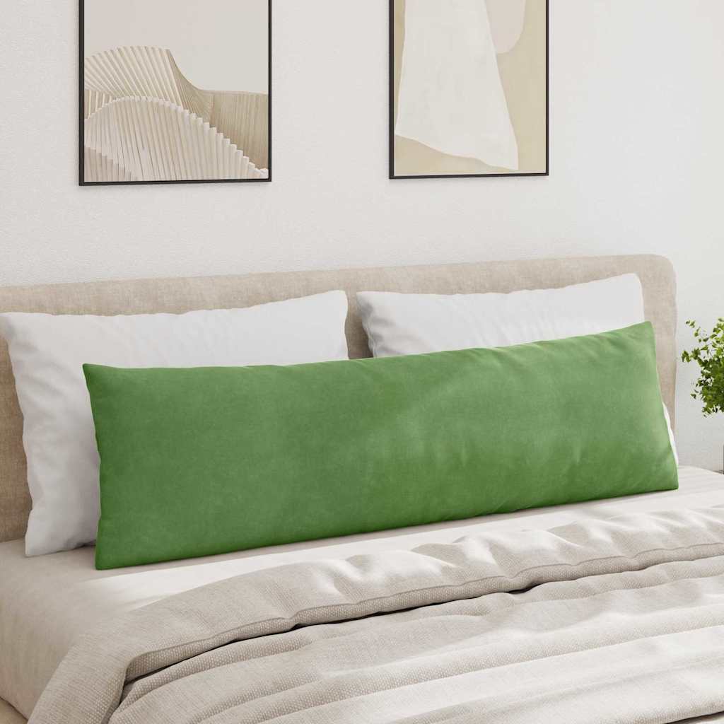 Sofapuder 2 pcs Lysegrøn 145 x 40 cm Velourstof