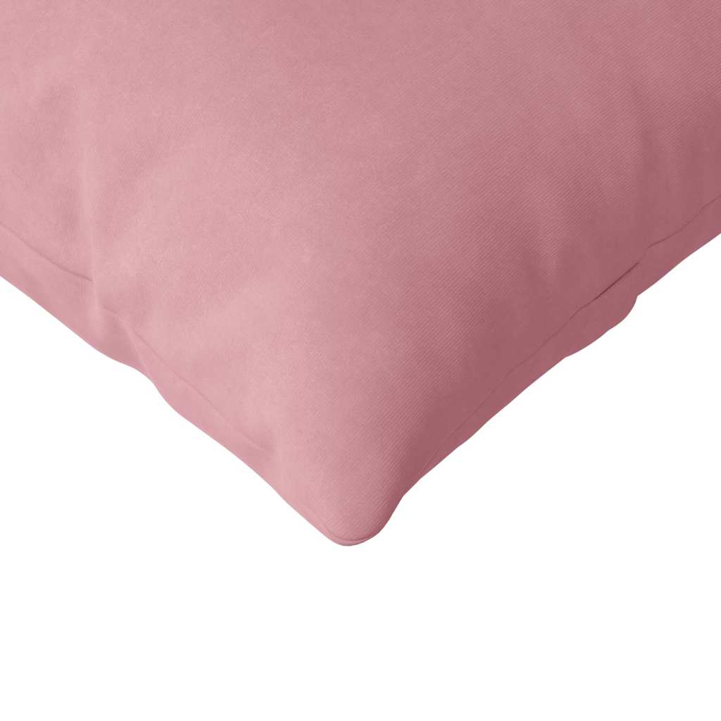 Sofapuder 2 pcs Lyserød 145 x 40 cm Velourstof