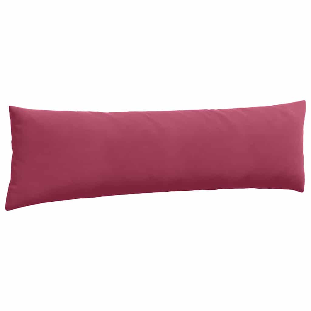 Sofapuder 2 pcs Vinrød 145 x 40 cm Velourstof