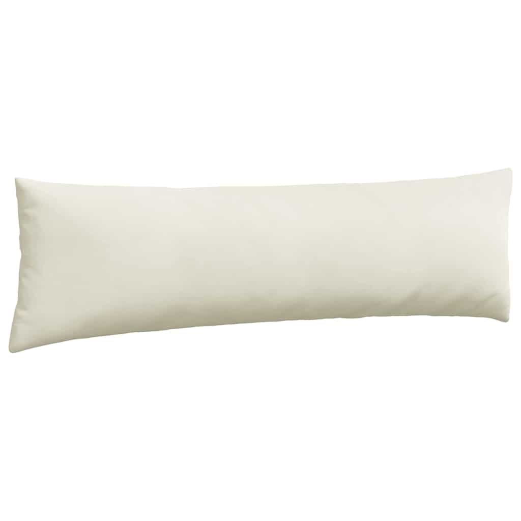 Sofapuder 2 pcs Creme 145 x 40 cm Velourstof