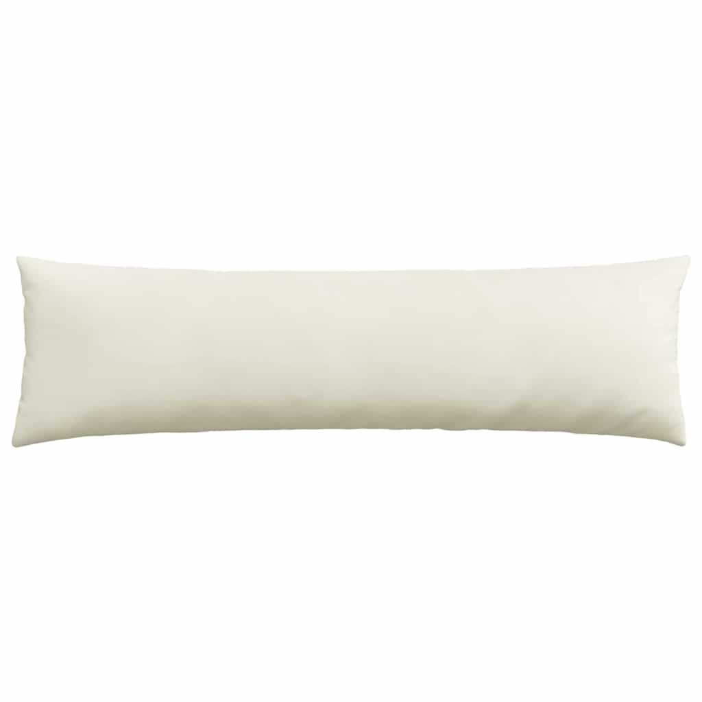 Sofapuder 2 pcs Creme 145 x 40 cm Velourstof