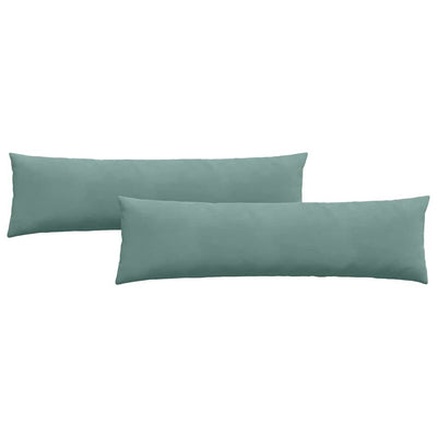 Sofapuder 2 pcs Havgrøn 145 x 40 cm Velourstof