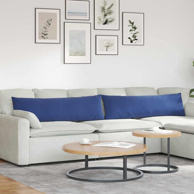 Sofapuder 2 pcs Politi blå 145 x 40 cm Velourstof