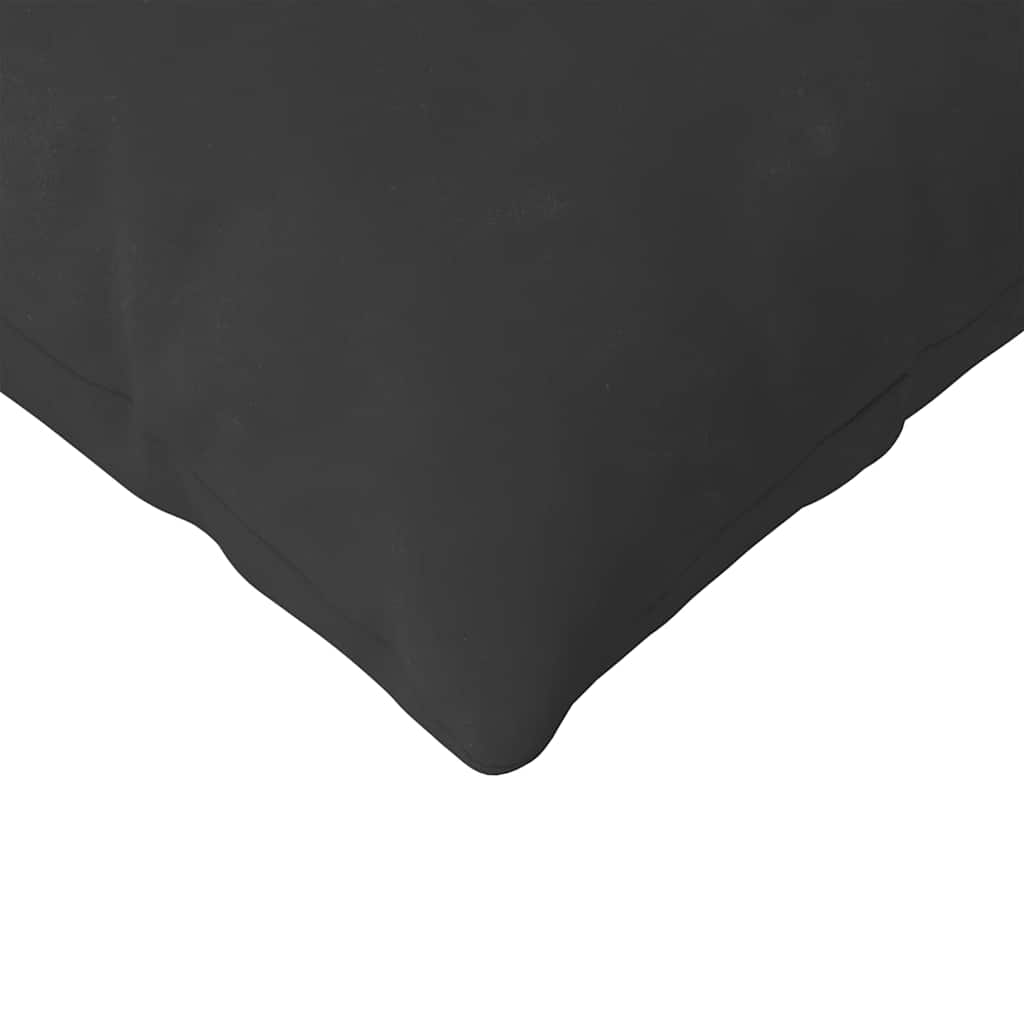 Sofapuder 2 stk. Stof Sort 145 x 40 cm