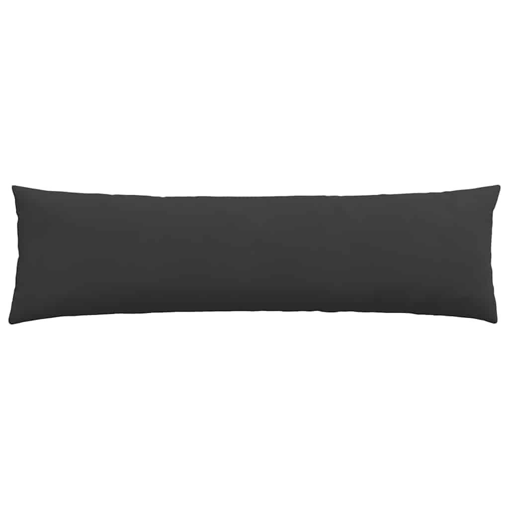 Sofapuder 2 stk. Stof Sort 145 x 40 cm
