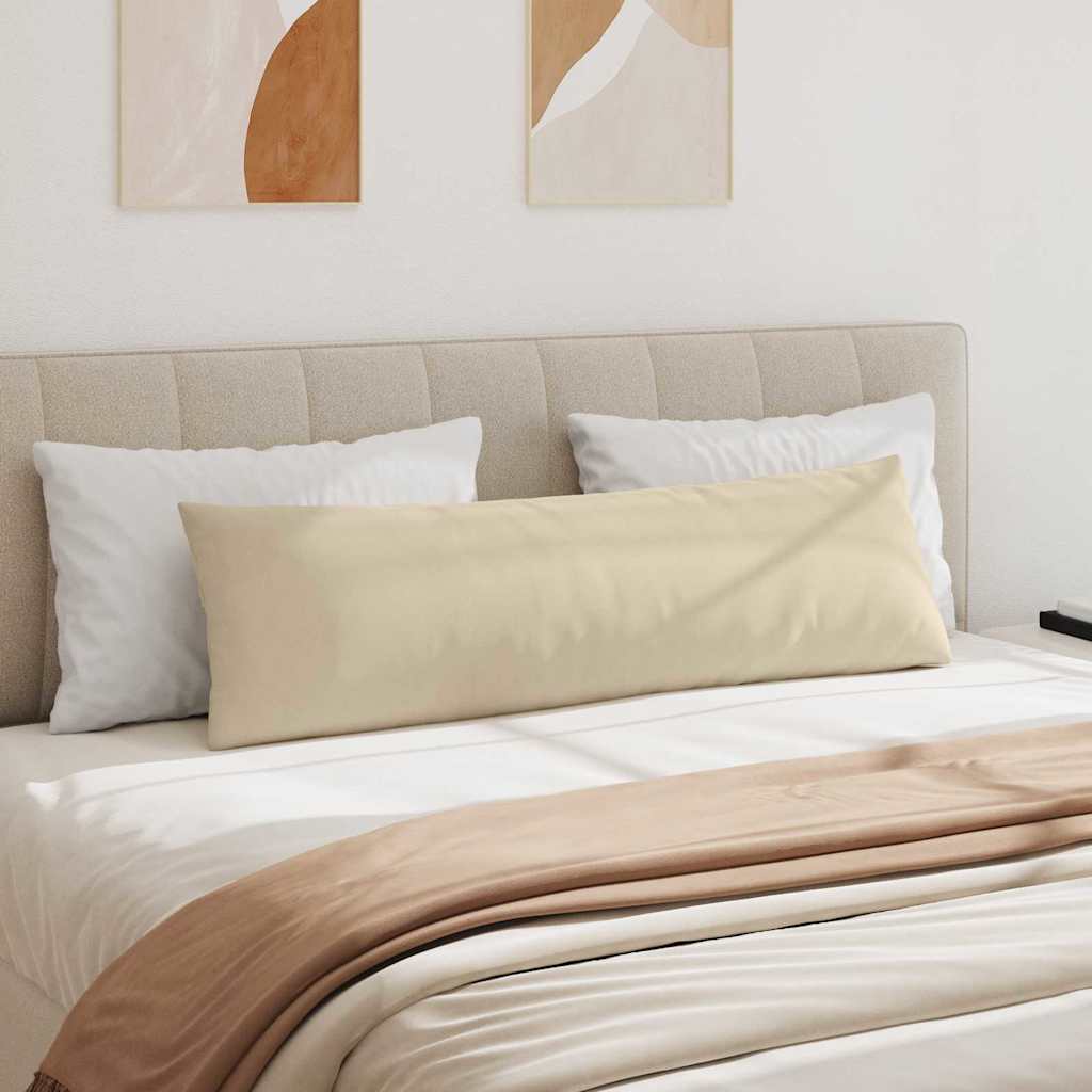 Sofapuder 2 stk. Stof Creme 145 x 40 cm