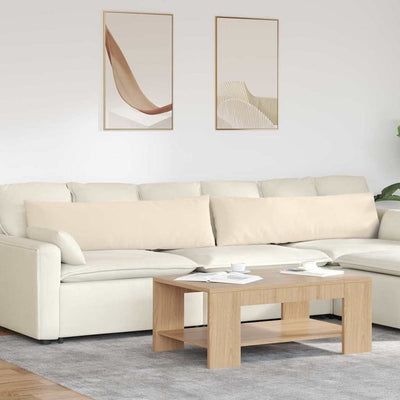 Sofapuder 2 stk. Stof Beige 145 x 40 cm
