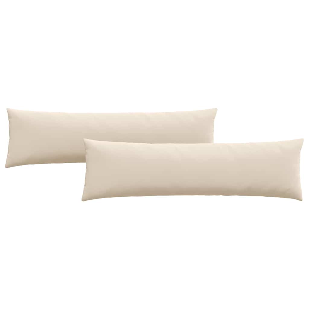 Sofapuder 2 stk. Stof Beige 145 x 40 cm