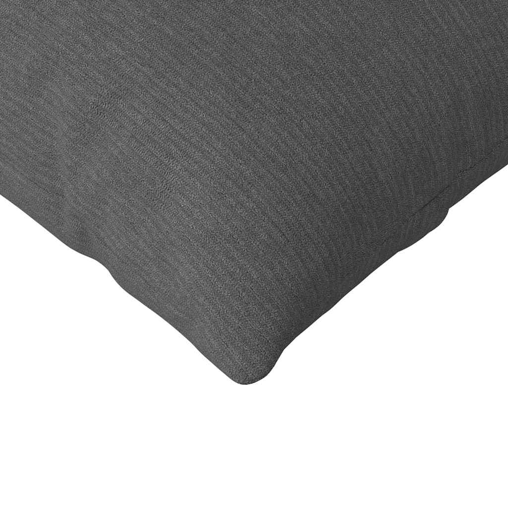 Sofapuder 2 pcs Mørkegrå 145 x 40 cm Velourstof