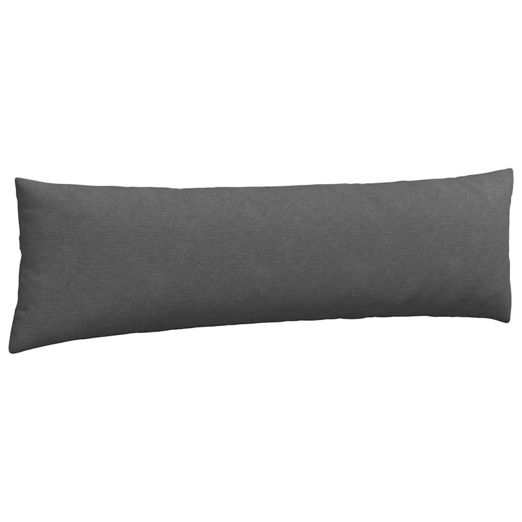 Sofapuder 2 pcs Mørkegrå 145 x 40 cm Velourstof