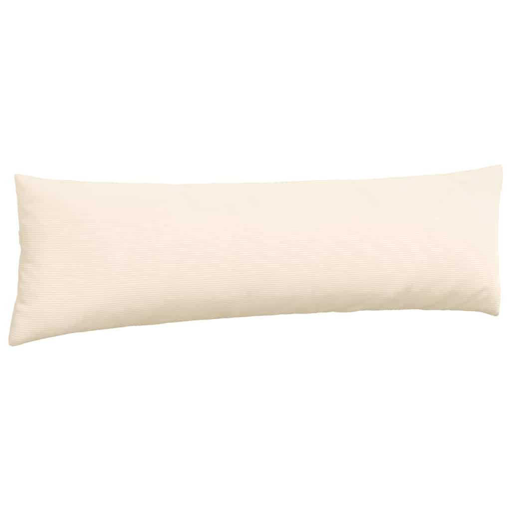 Sofapuder 2 pcs Creme 145 x 40 cm Velourstof