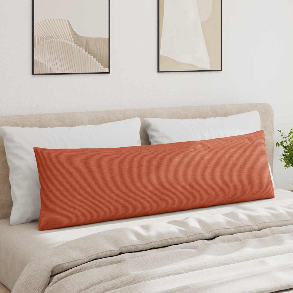 Sofapuder 2 pcs Rød orange 145 x 40 cm Velourstof