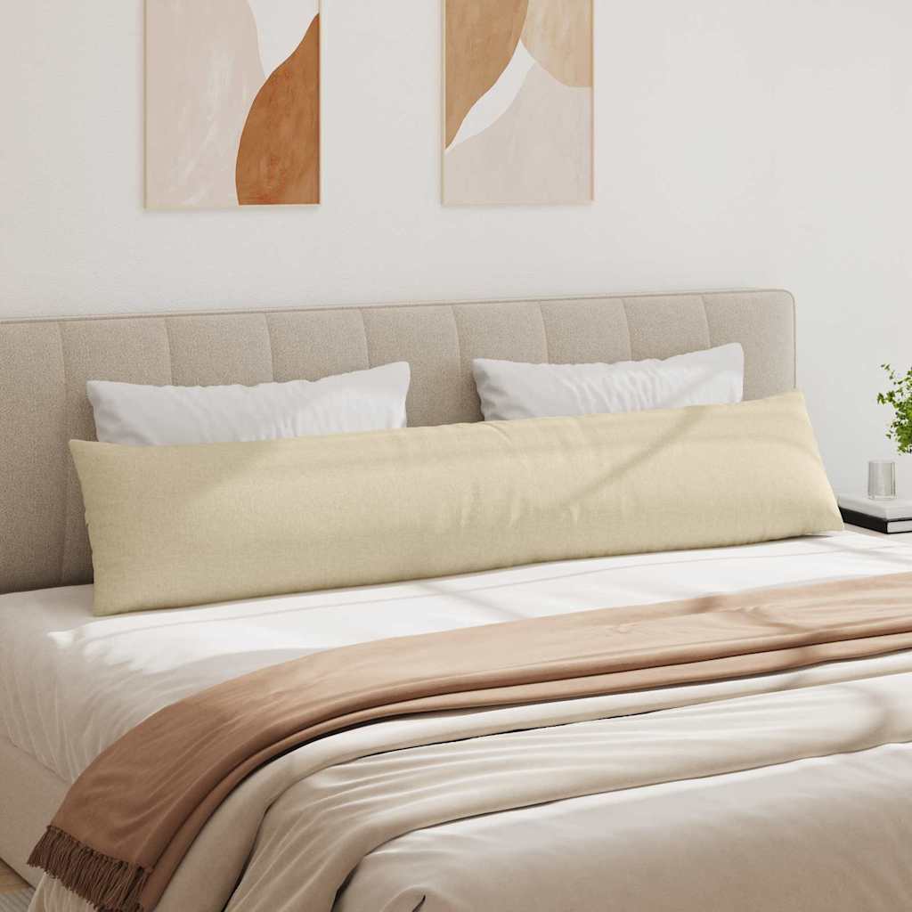 Sofapuder 2 stk. Stof Creme 200 x 40 cm