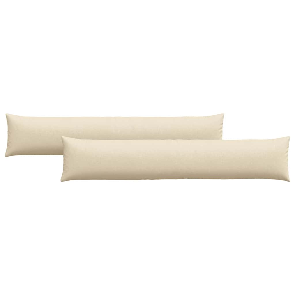 Sofapuder 2 stk. Stof Creme 200 x 40 cm