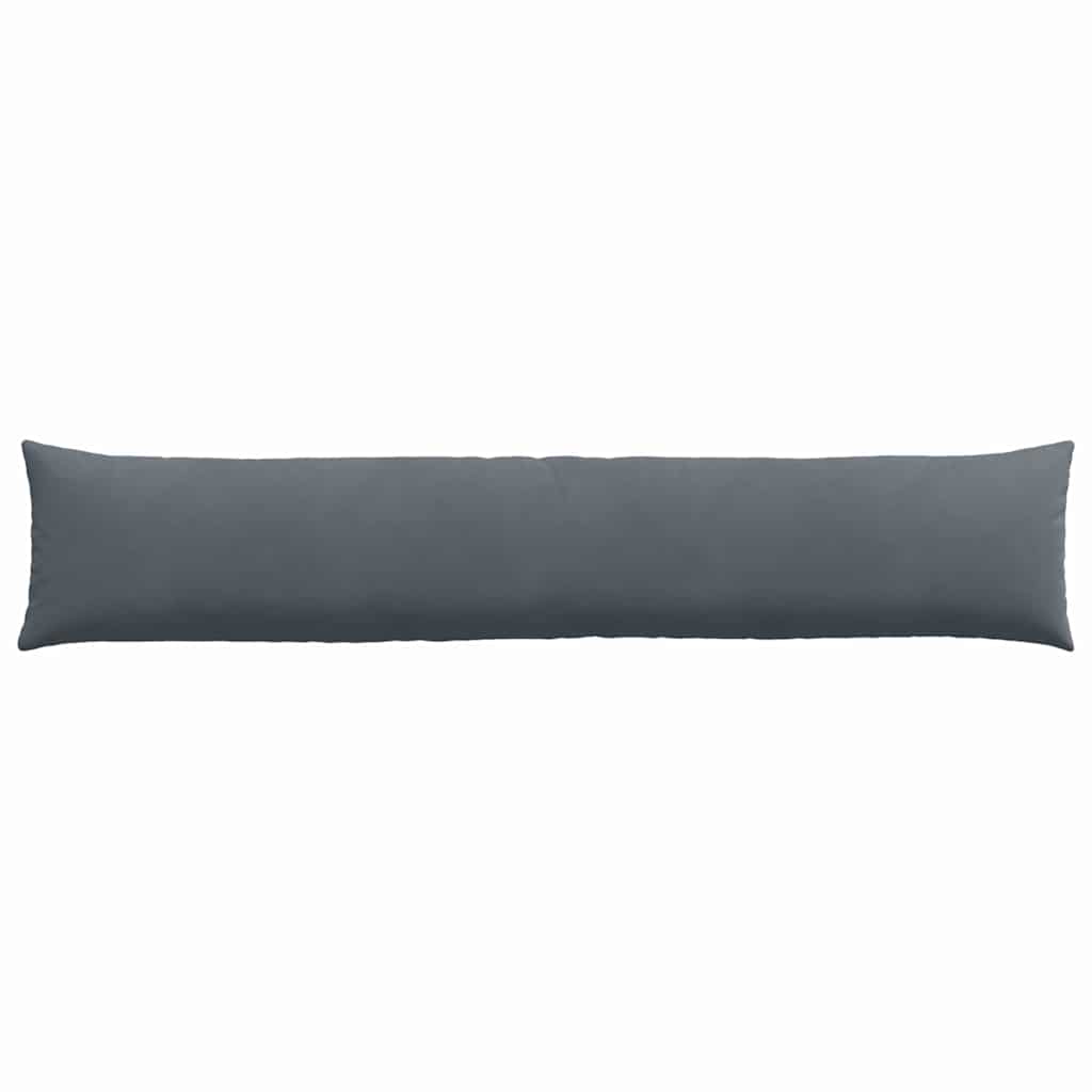 Sofapuder 2 pcs Mørkegrå 200 x 40 cm Velourstof