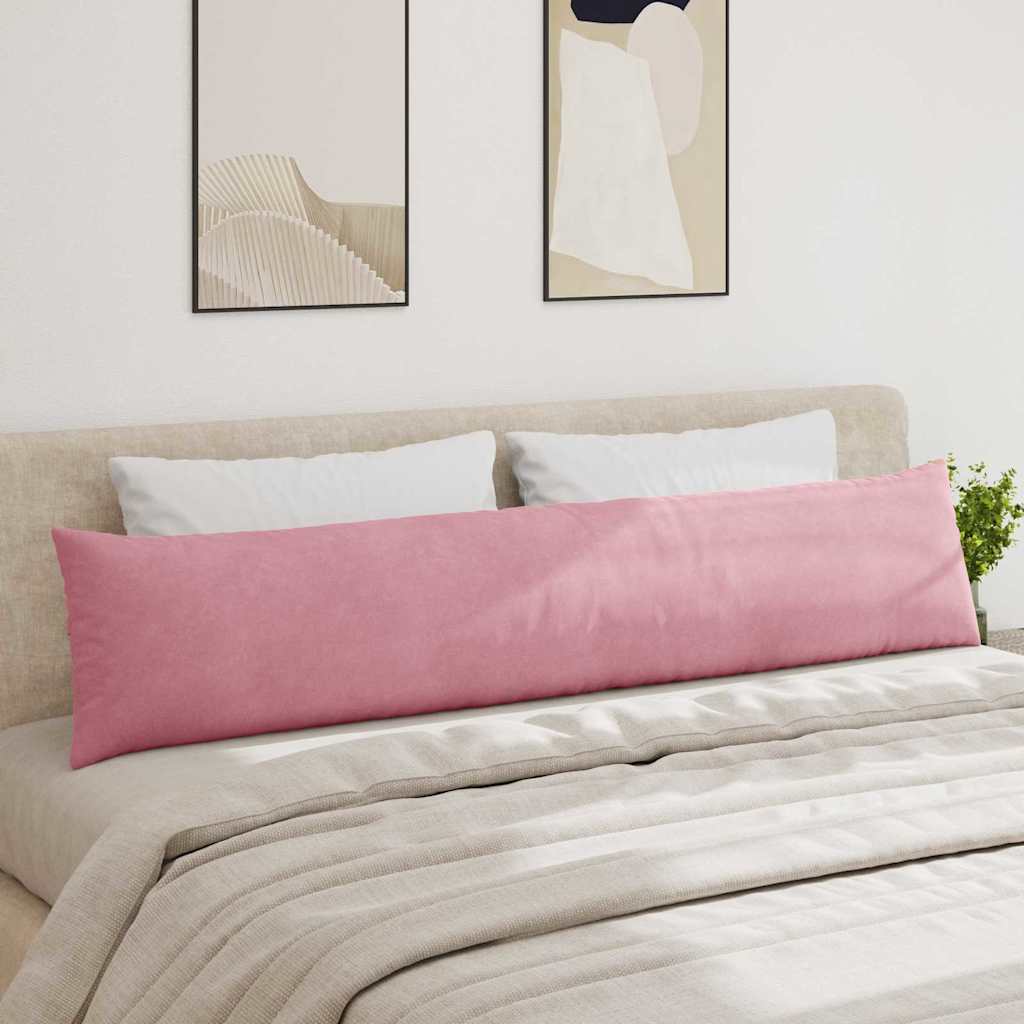 Sofapuder 2 pcs Lyserød 200 x 40 cm Velourstof