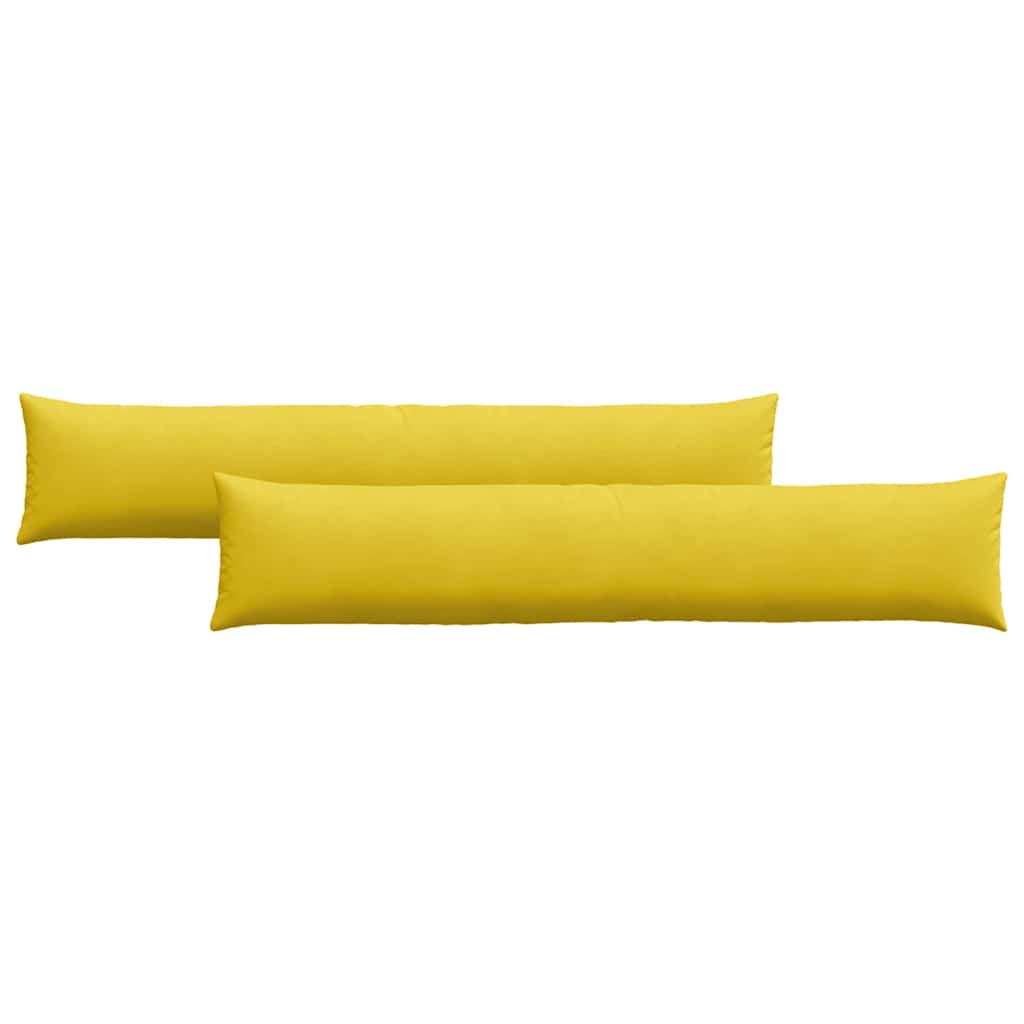 Sofapuder 2 pcs Gul 200 x 40 cm Velourstof