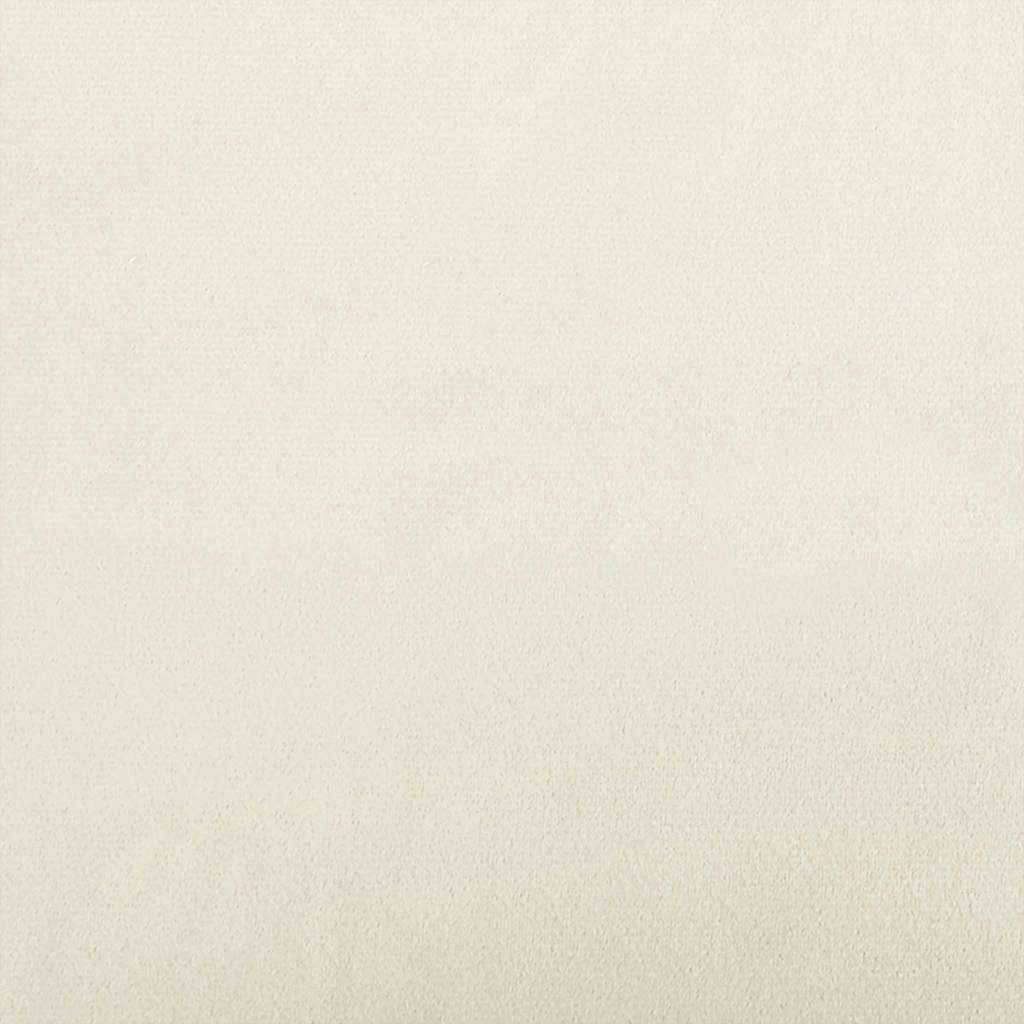 Sofapuder 2 pcs Creme 200 x 40 cm Velourstof