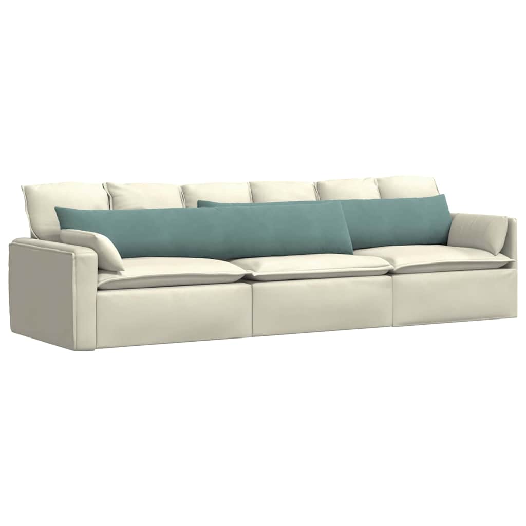 Sofapuder 2 pcs Havgrøn 200 x 40 cm Velourstof