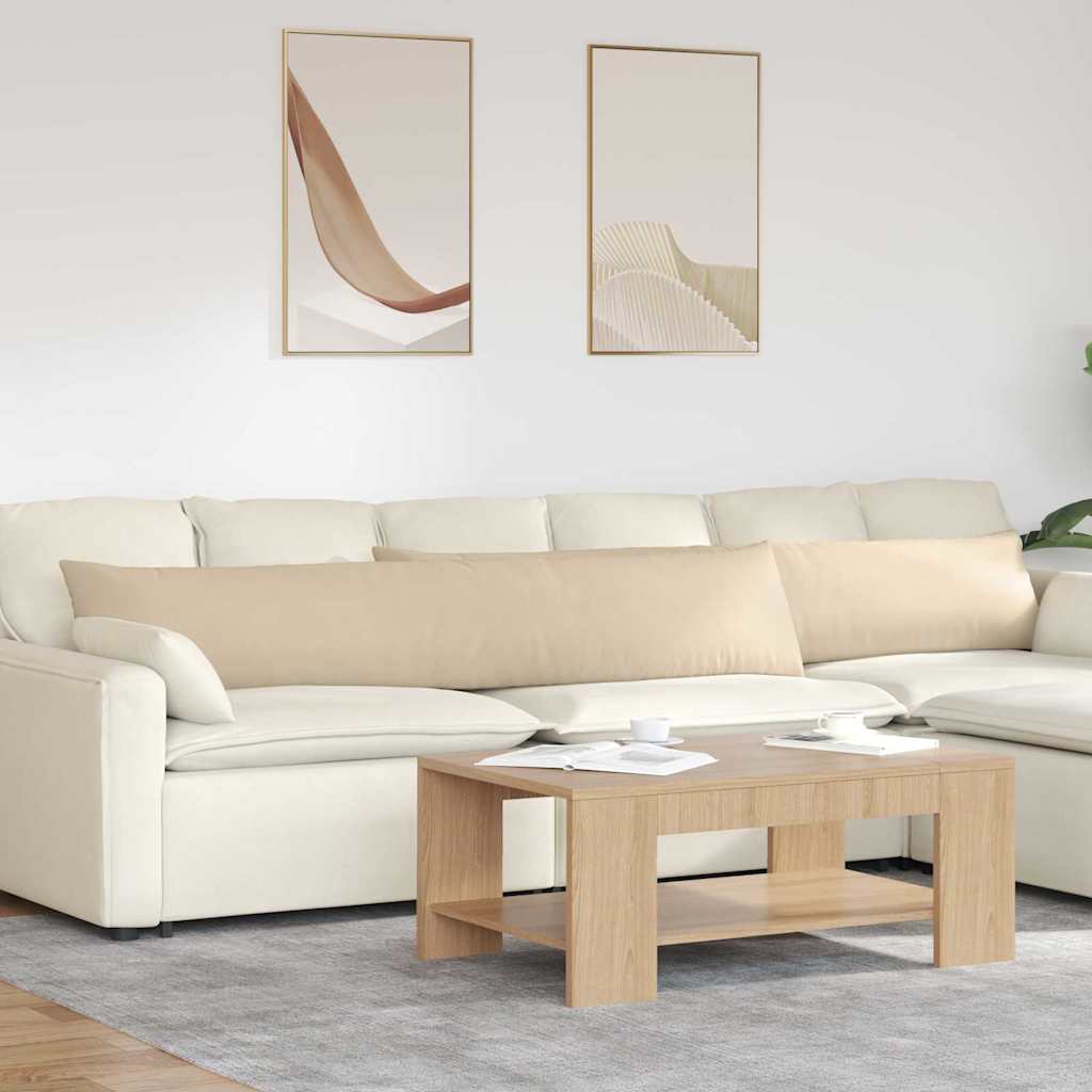 Sofapuder 2 stk. Stof Creme 200 x 40 cm