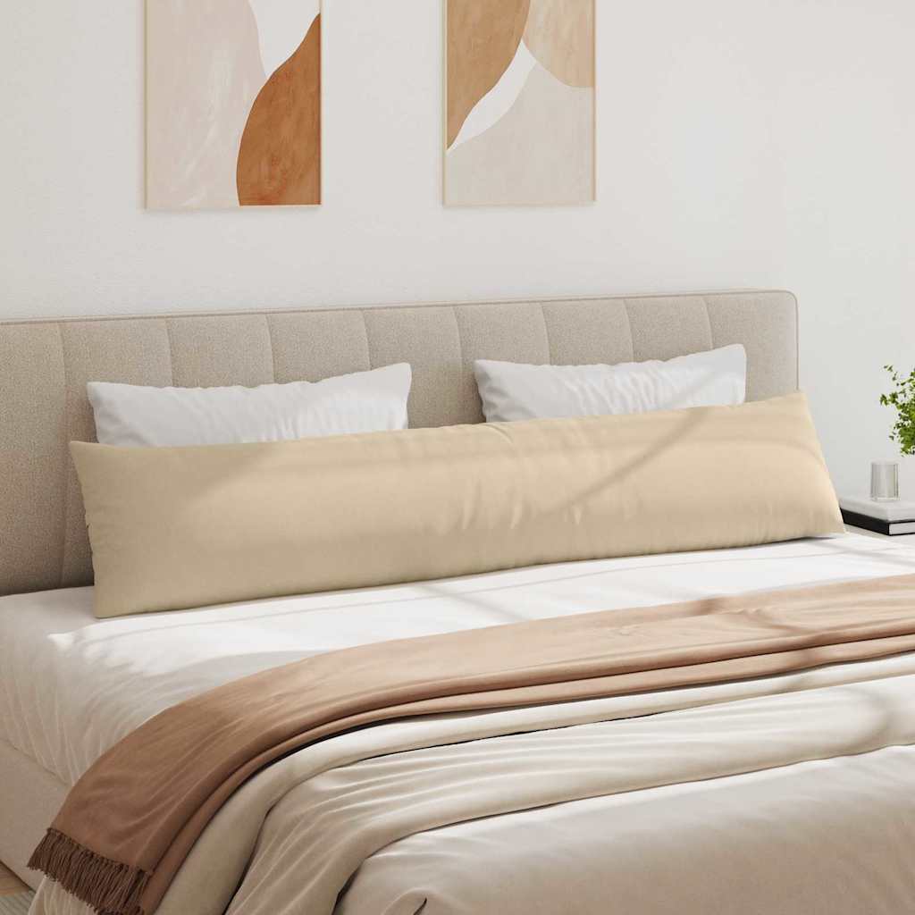 Sofapuder 2 stk. Stof Creme 200 x 40 cm