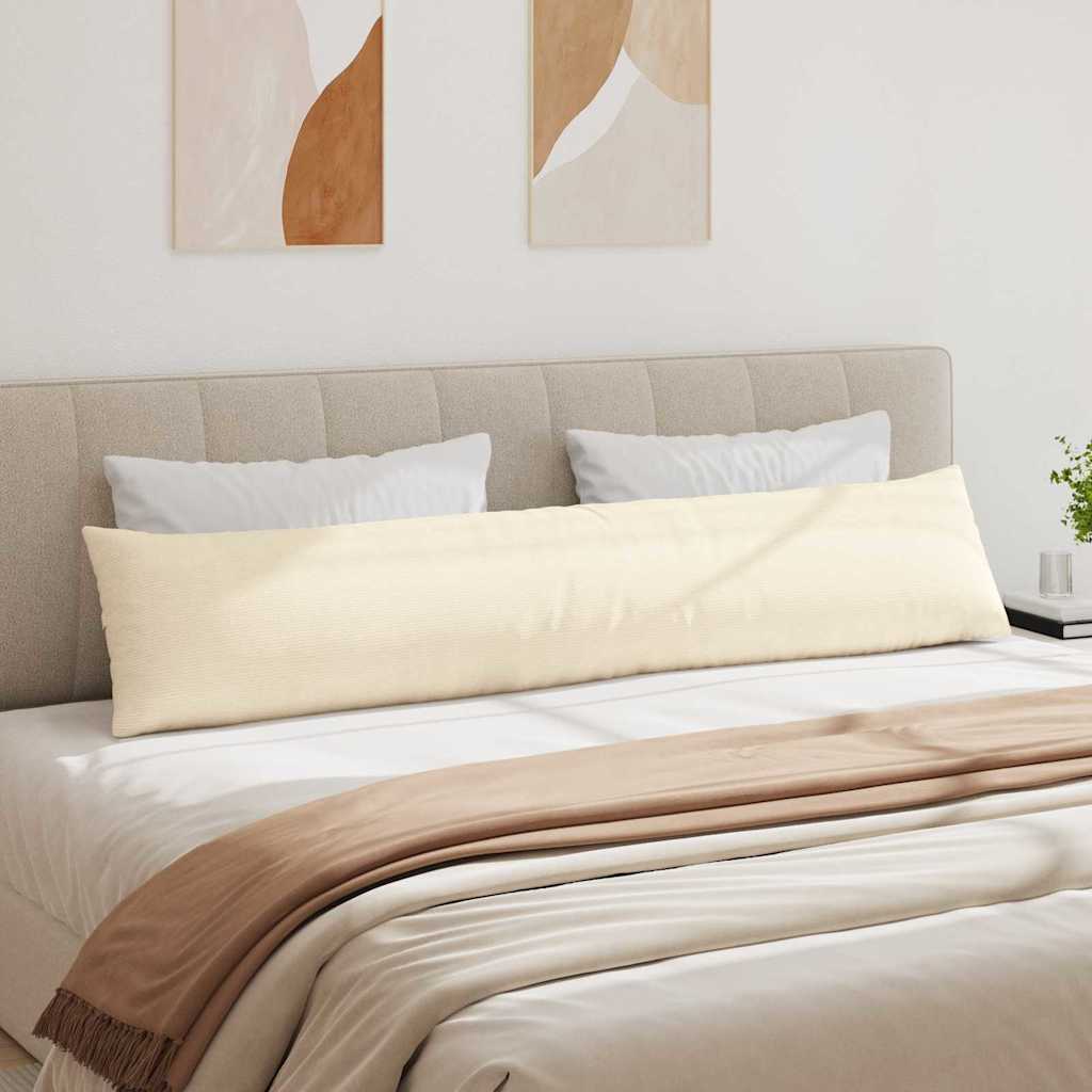 Sofapuder 2 pcs Creme 200 x 40 cm Velourstof