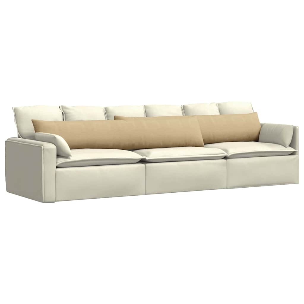 Sofapuder 2 pcs Grågrøn 200 x 40 cm Velourstof