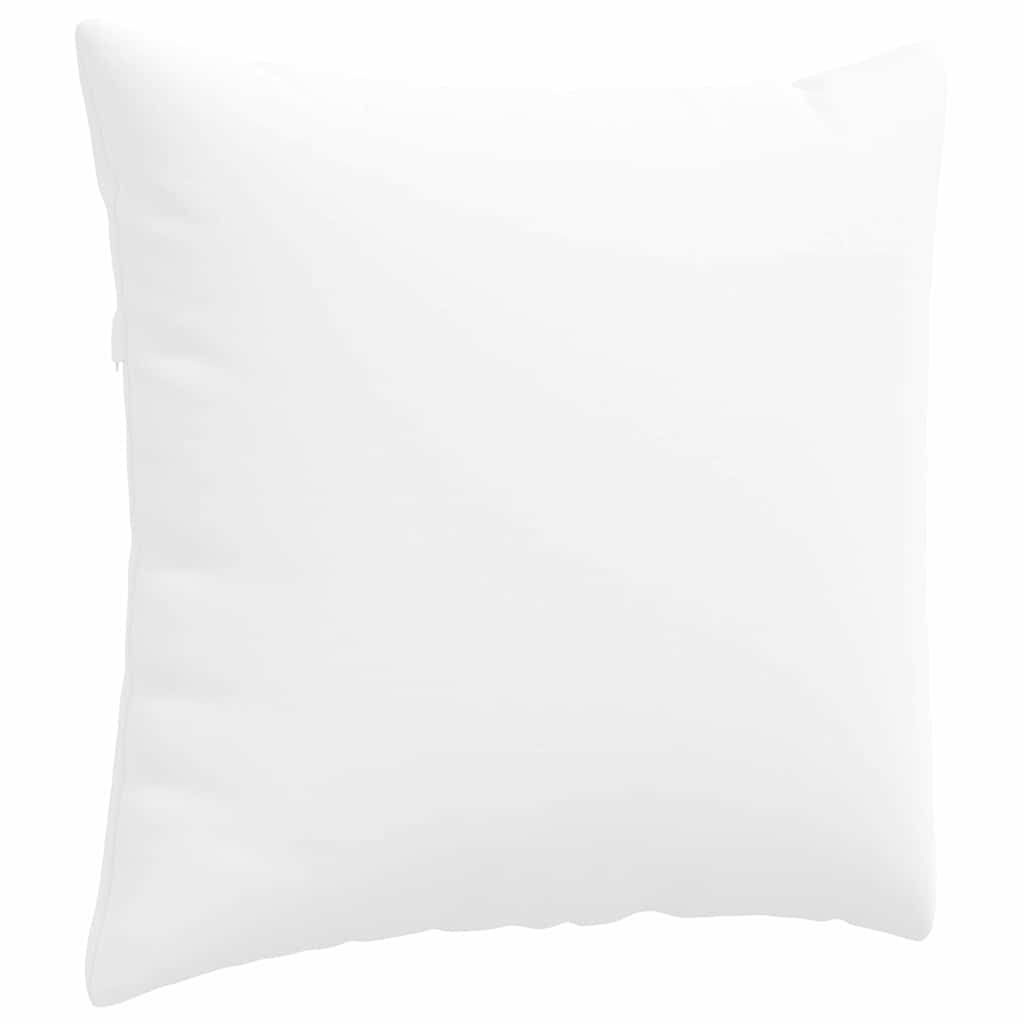 Sofapuder 2 stk. Stof Hvid 45 x 45 cm