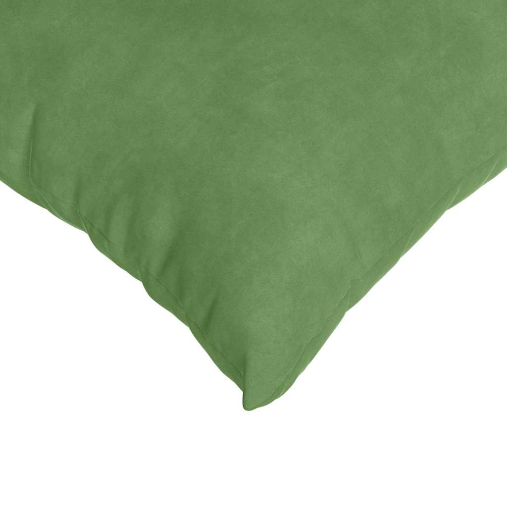 Sofapuder 2 pcs Lys grøn 45 x 45 cm Velourstof