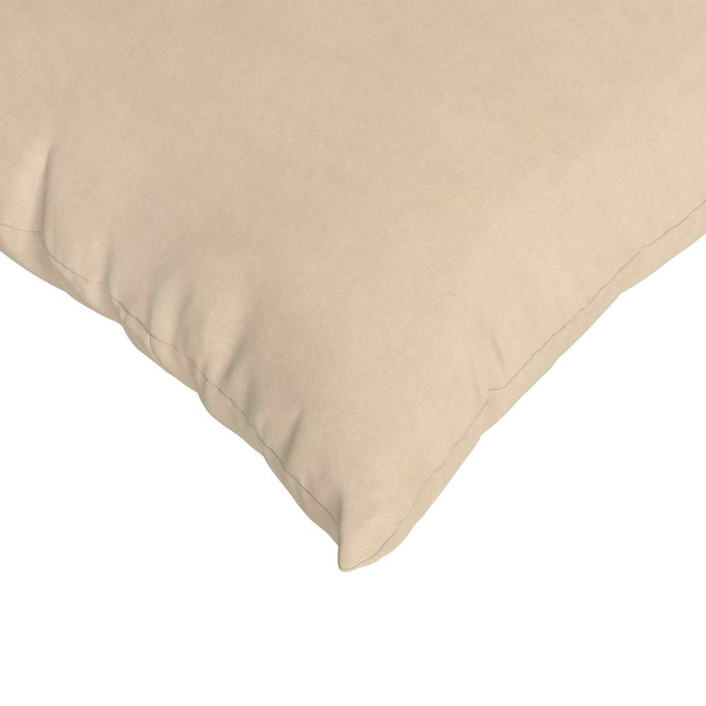 Sofapuder 2 stk. Stof Creme 45 x 45 cm