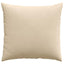 Sofapuder 2 stk. Stof Creme 45 x 45 cm