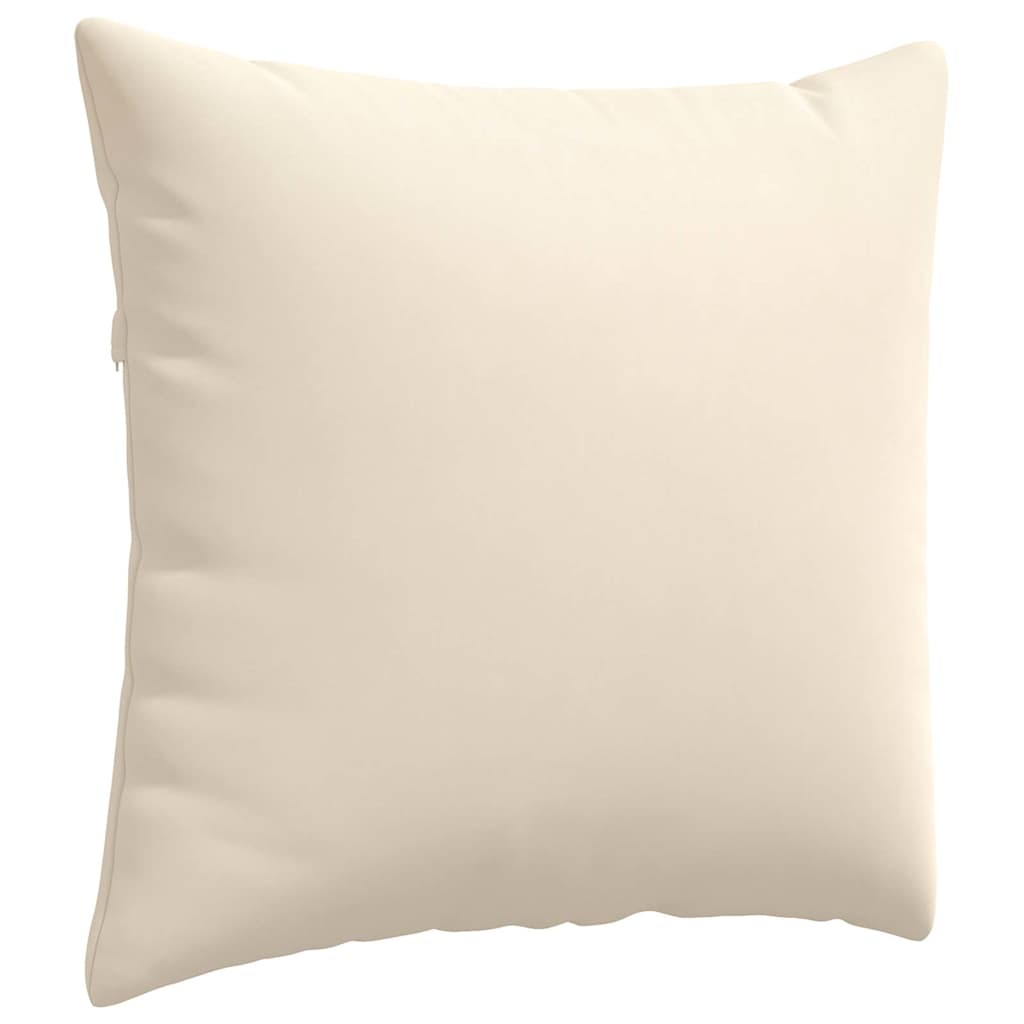Sofapuder 2 stk. Stof Beige 45 x 45 cm