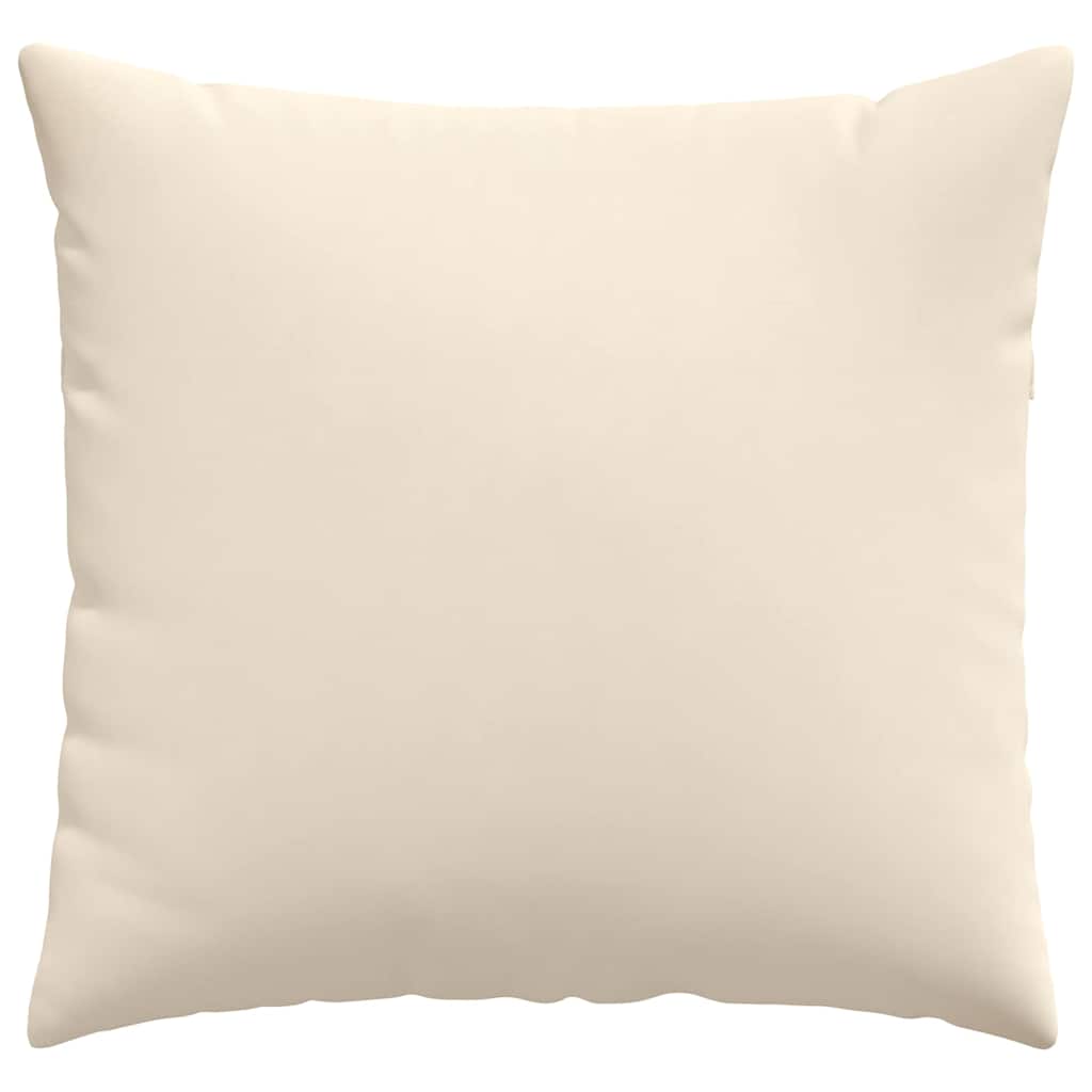 Sofapuder 2 stk. Stof Beige 45 x 45 cm