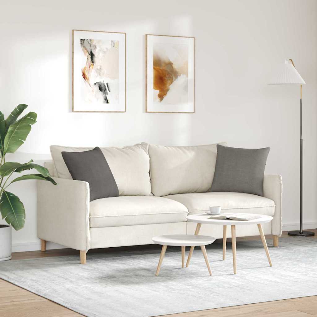 Sofapuder 2 pcs Lysegrå 45 x 45 cm Velourstof