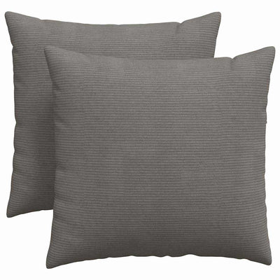 Sofapuder 2 pcs Lysegrå 45 x 45 cm Velourstof