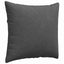 Sofapuder 2 pcs Mørkegrå 45 x 45 cm Velourstof