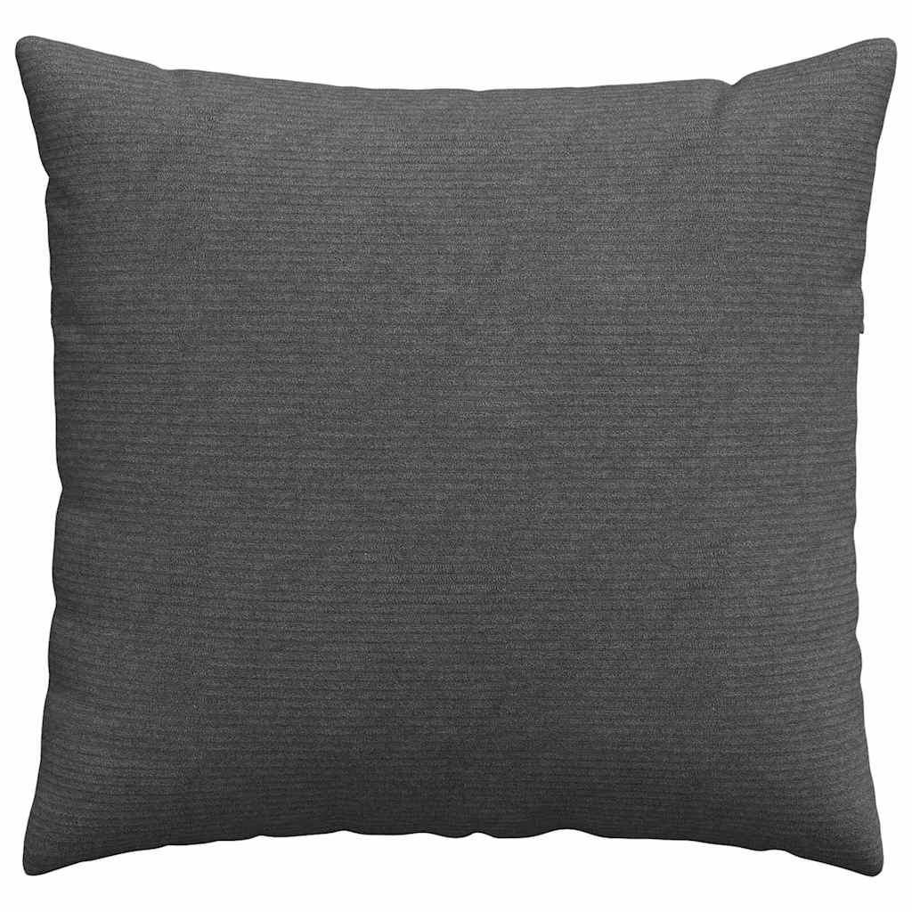 Sofapuder 2 pcs Mørkegrå 45 x 45 cm Velourstof